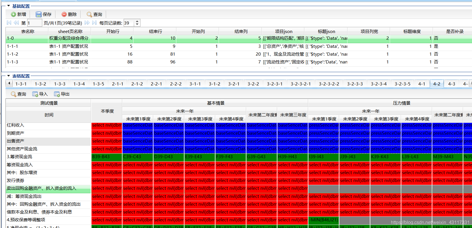 Calculation Configuration